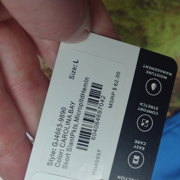 Tail NWT white label blue tennis skort size large - Picture 4 of 6